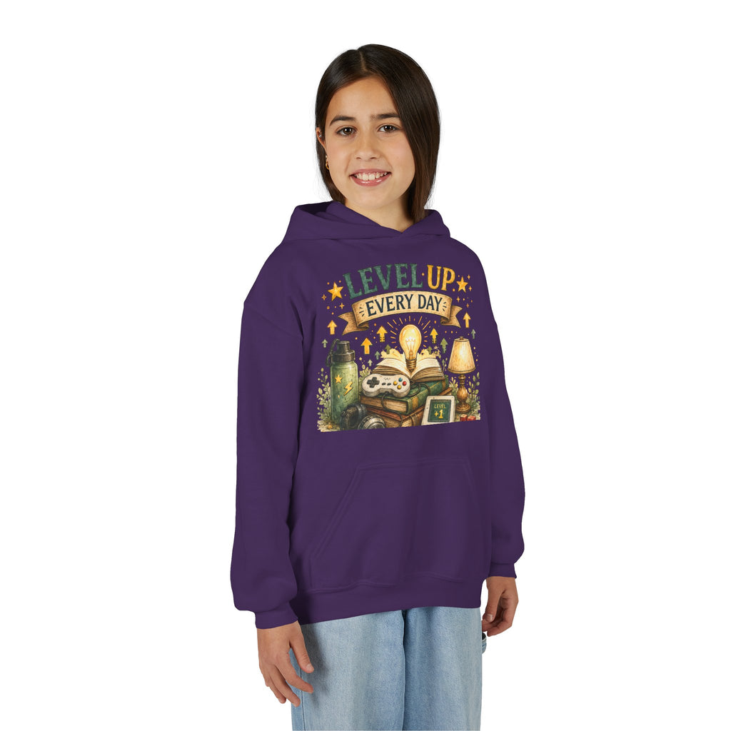 Level Up Every Day - Kids Hoodie