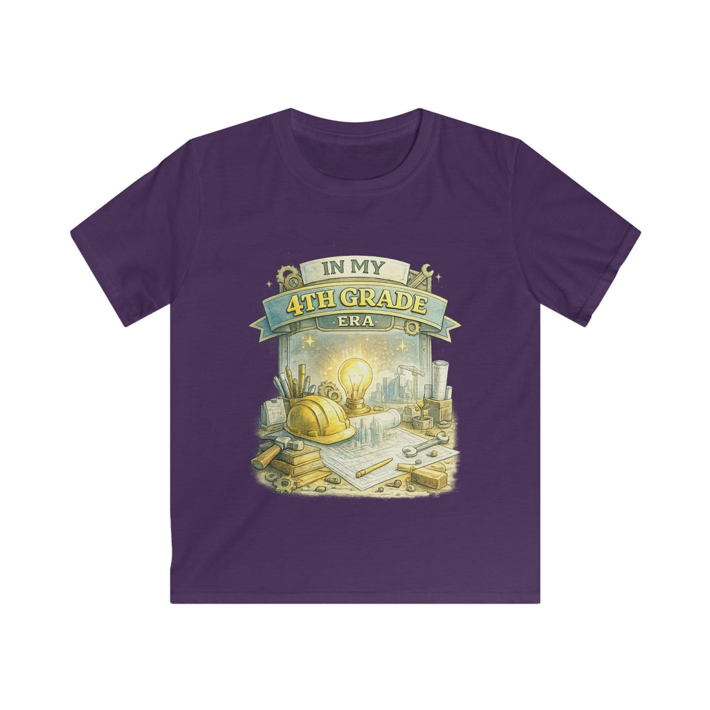 In My 4th Grade Era Kids Tee - Personalized Shirt (Future Builder 2026-2027)