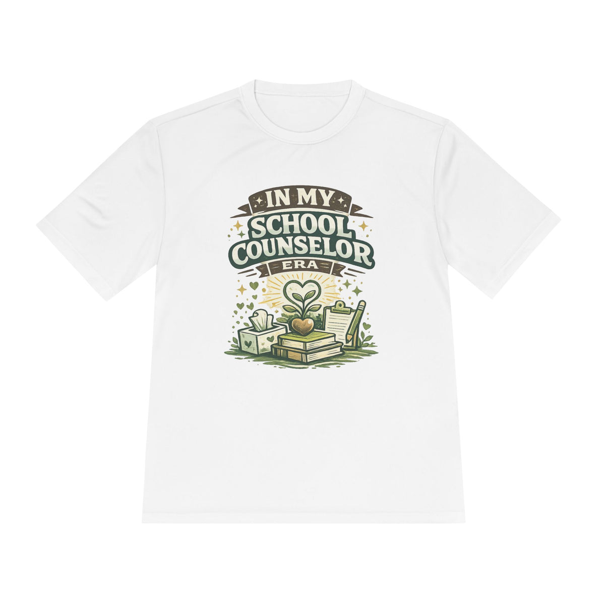 “In My School Counselor Era” School Leader Shirt — Custom Back (Name, School Year)