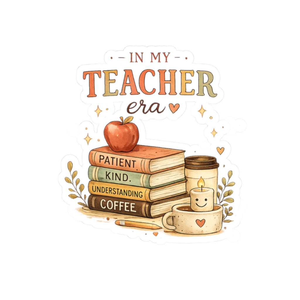 In My Teacher Era Sticker - Laptop/Water Bottle Decal