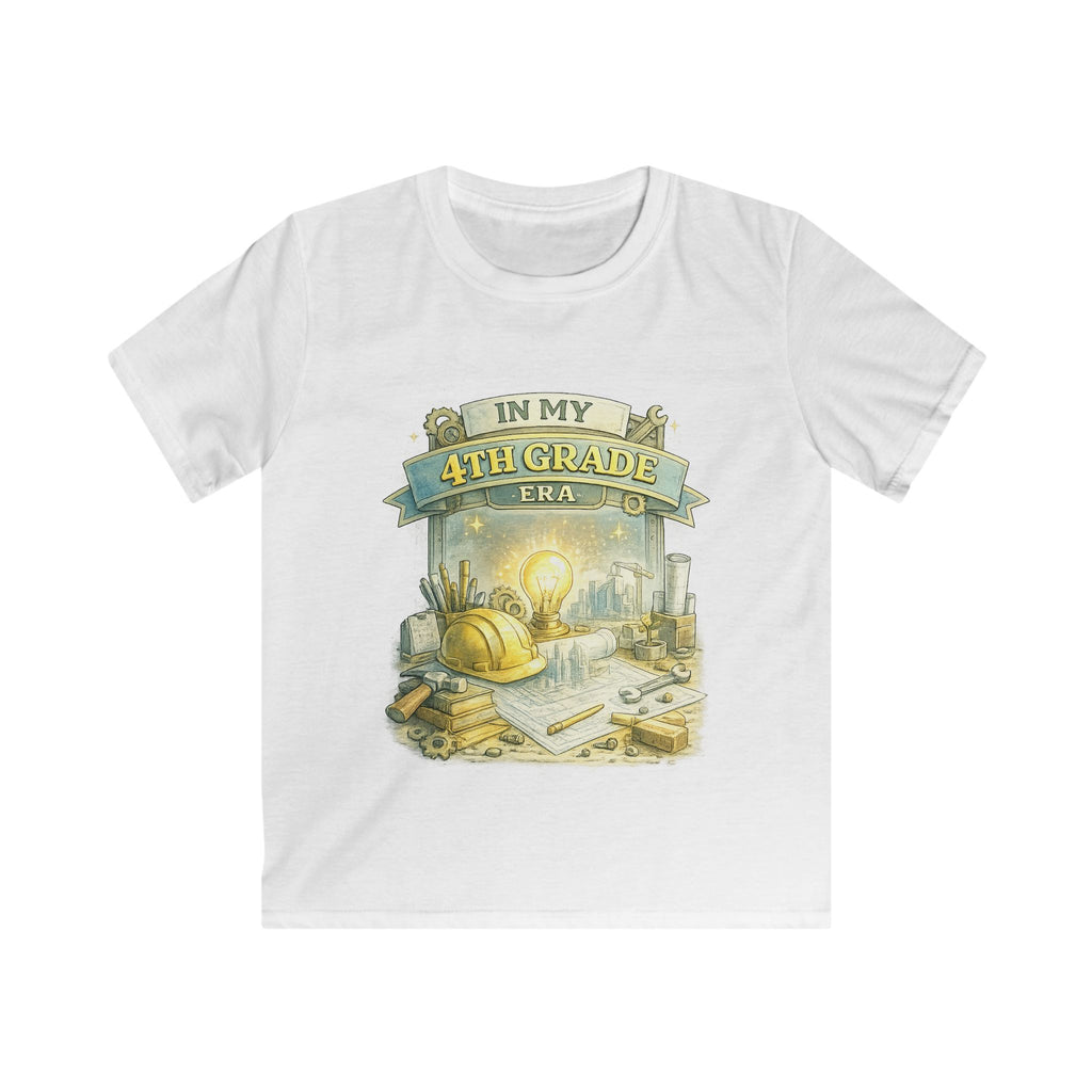 In My 4th Grade Era Kids Tee - Personalized Shirt (Future Builder 2026-2027)