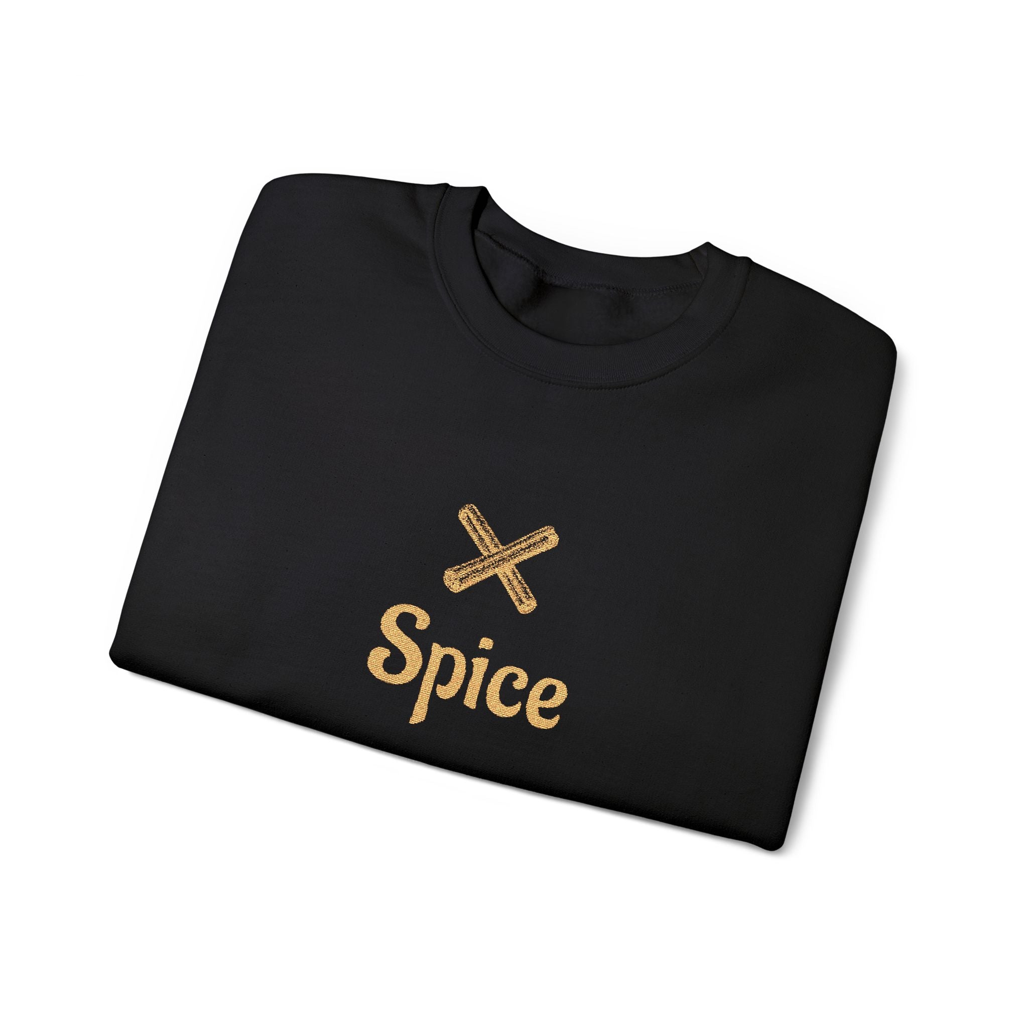Cinnamon 'Spice' Embroidered Crewneck Sweatshirt — Matching Couples
