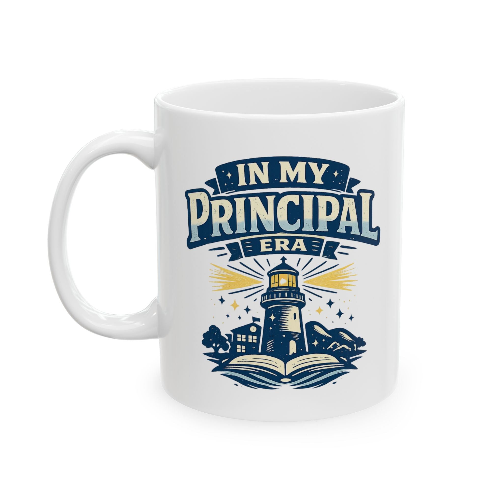 "In My Principal Era" Ceramic Coffee Mug - Custom School Staff Gift (11oz, 15oz)