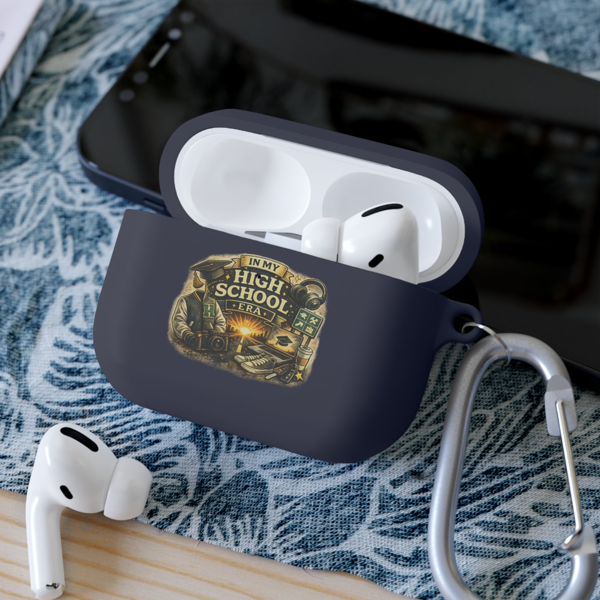 In My High School Era AirPods Case — Personalized Message "On My Way" 2026-2027
