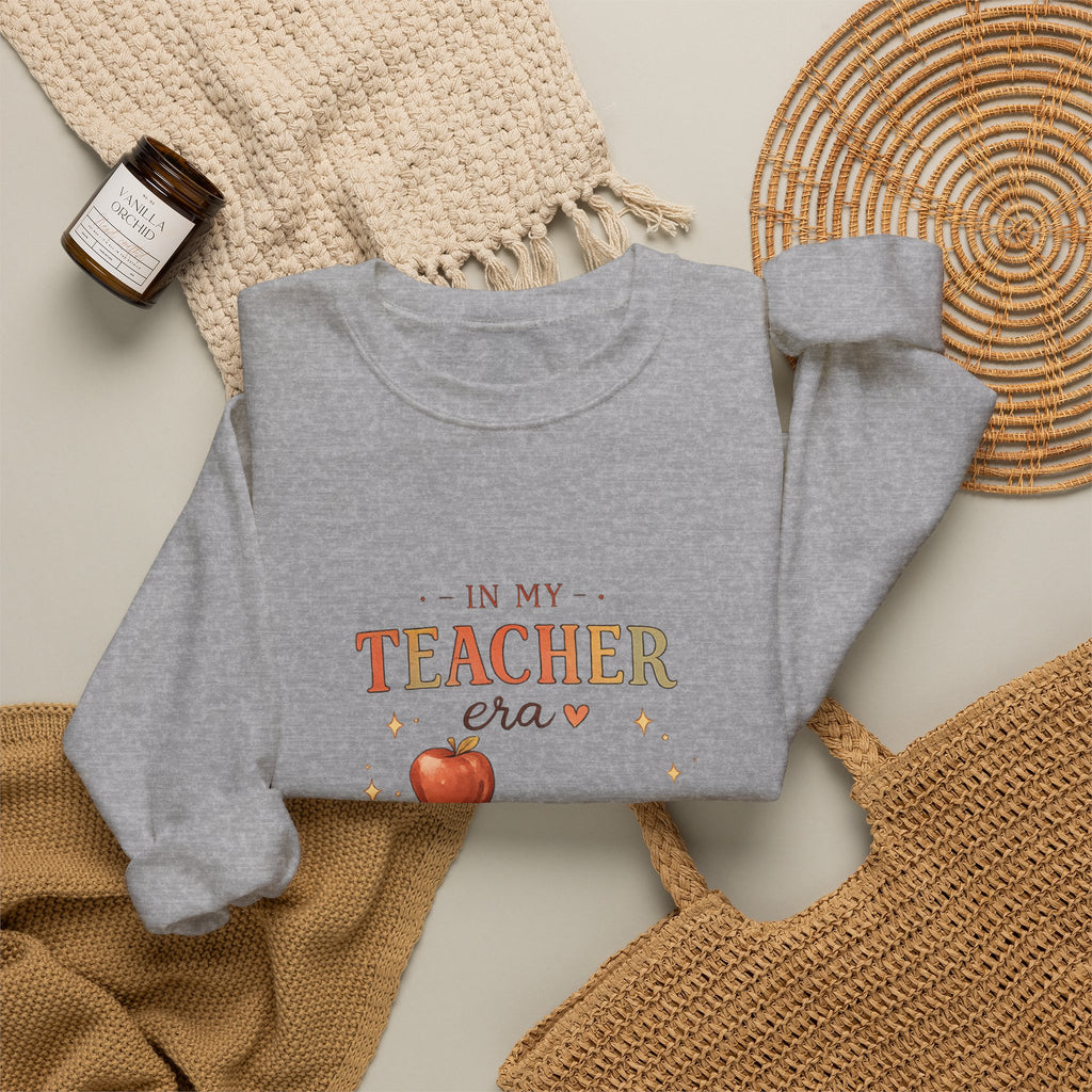 In My Teacher Era - Adult Crewneck Pullover Sweatshirt