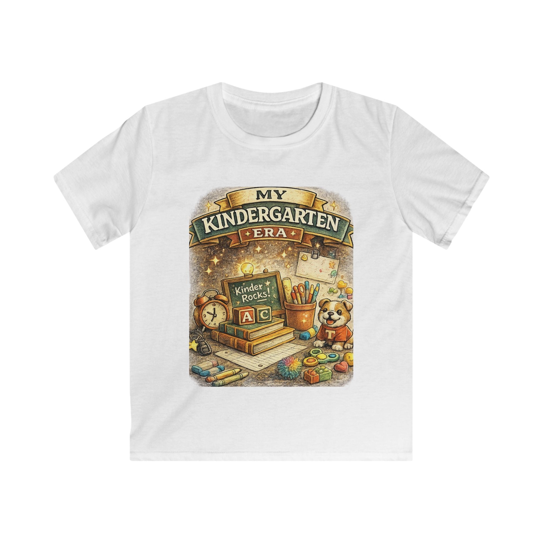 My Kindergarten Era Kids Tee - Personalized Back-to-School Shirt (Ready to Explore  2026-2027)