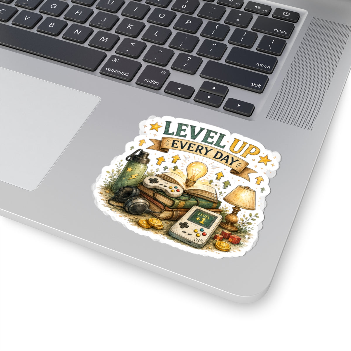 Level Up Every Day Sticker - Laptop/Water Bottle Decal