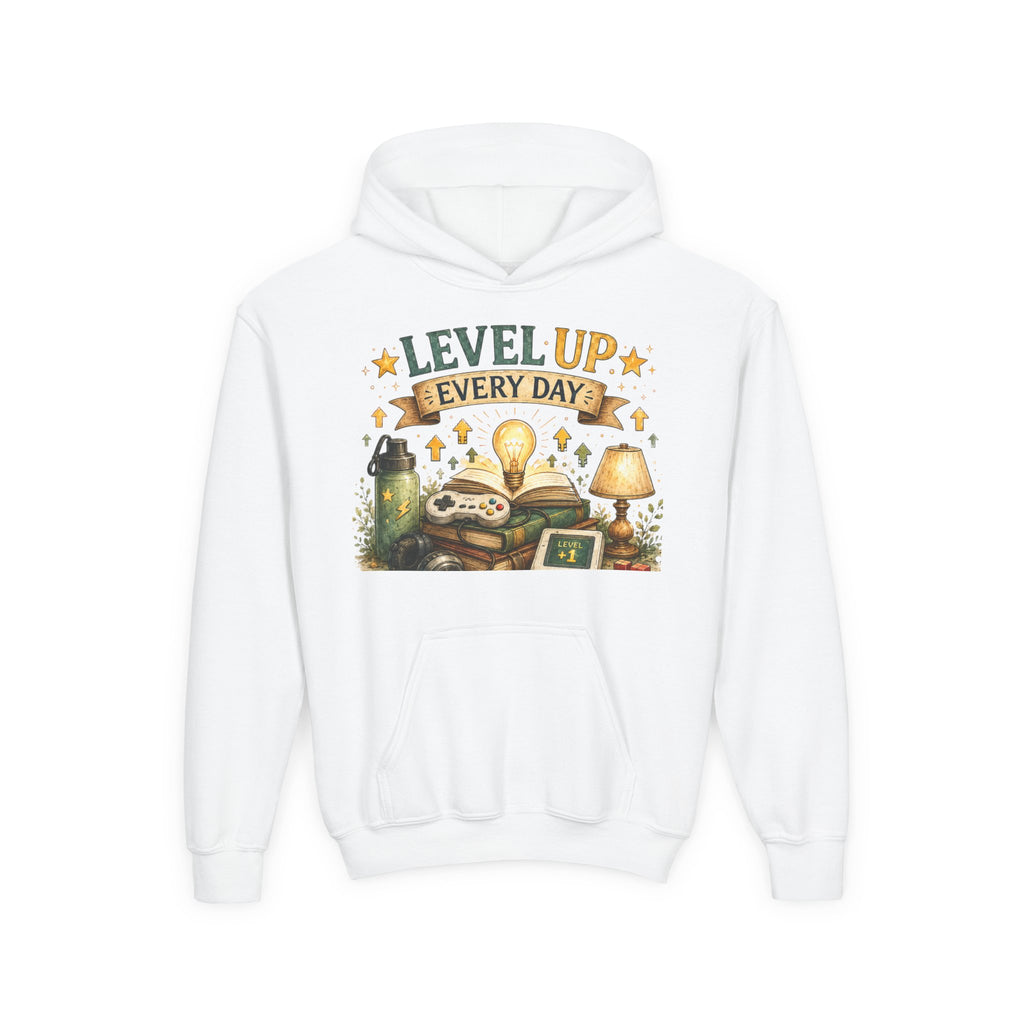 Level Up Every Day - Kids Hoodie