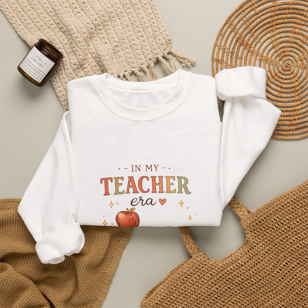 In My Teacher Era - Adult Crewneck Pullover Sweatshirt