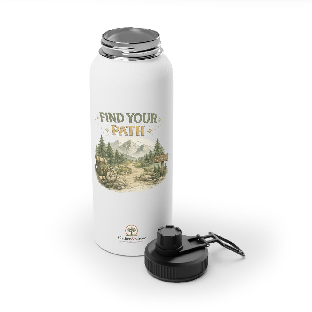 Find Your Path - Kids Stainless Steel Water Bottle