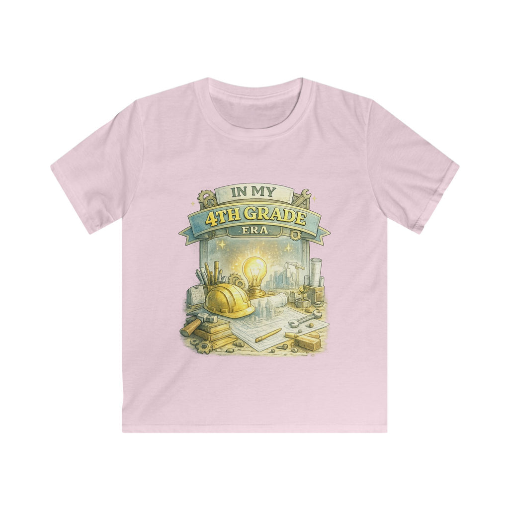 In My 4th Grade Era Kids Tee - Personalized Shirt (Future Builder 2026-2027)