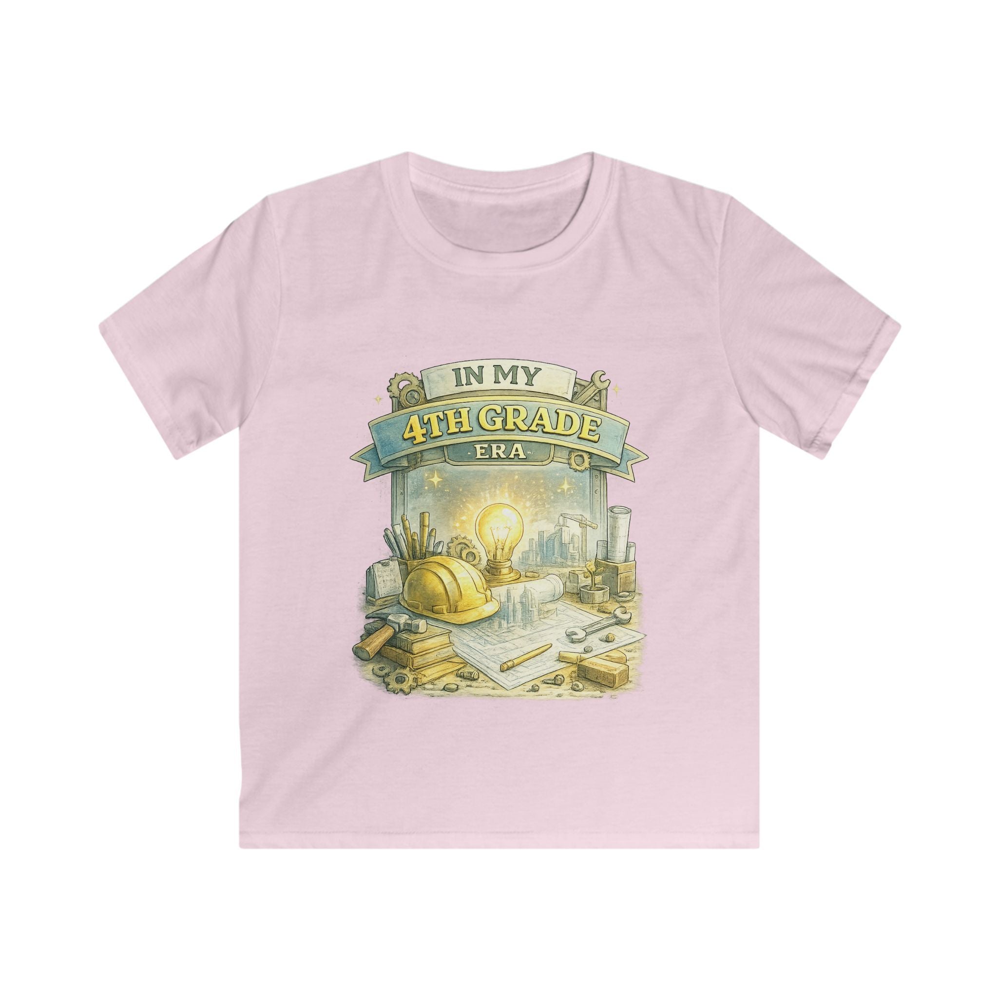 In My 4th Grade Era Kids Tee - Personalized Shirt (Future Builder 2026-2027)