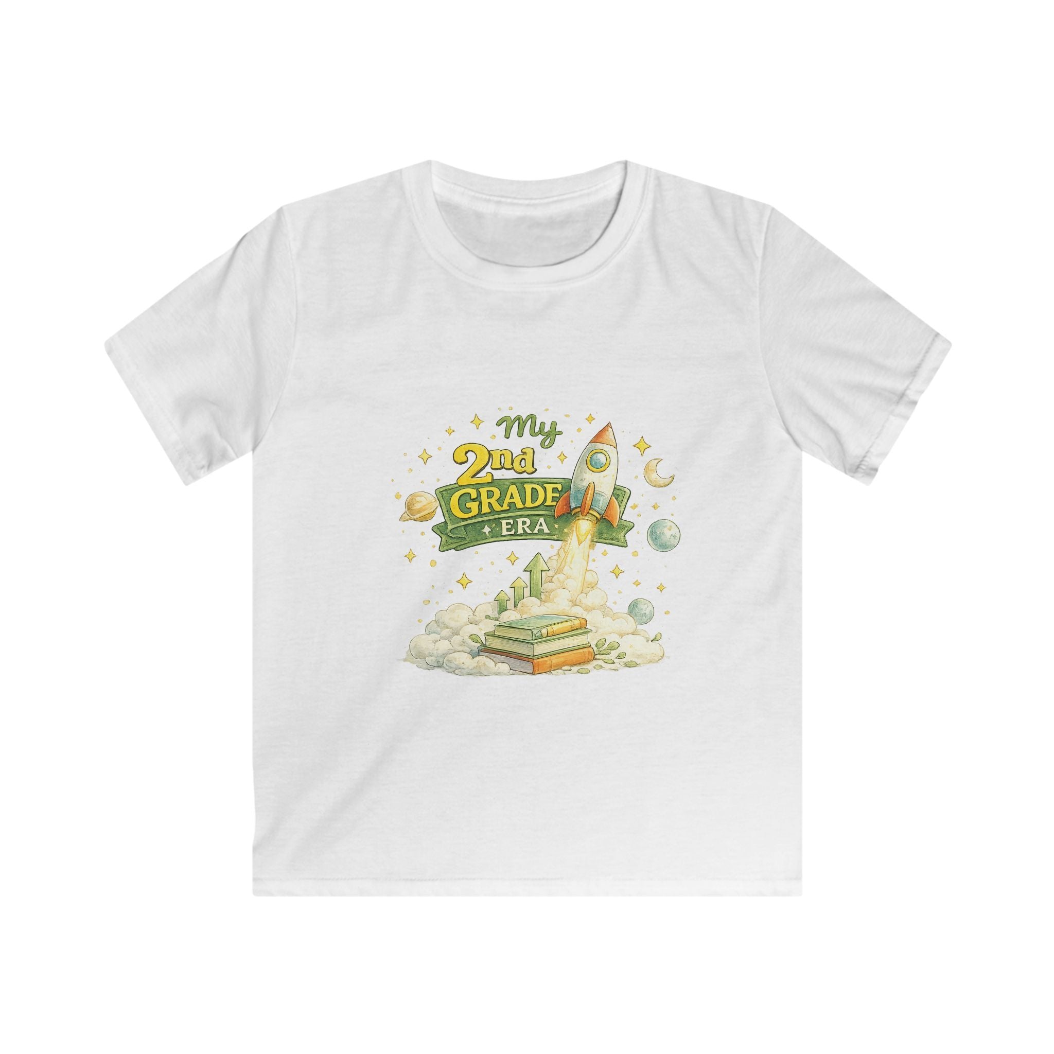 My 2nd Grade Era Kids Tee - Personalized Shirt (Reaching New Heights 2026-2027)