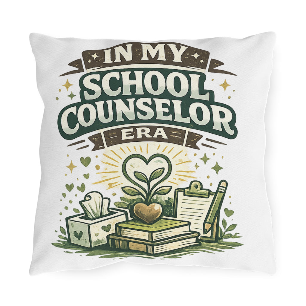“In My School Counselor Era” —  Personalized Pillow (Name, School Year)