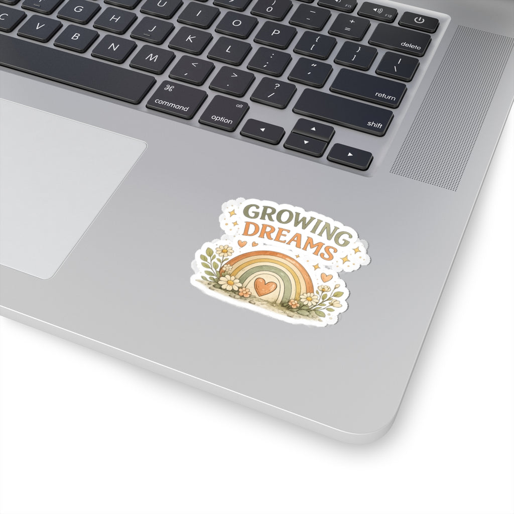 Growing Dreams Rainbow Sticker - Laptop/Water Bottle Decal