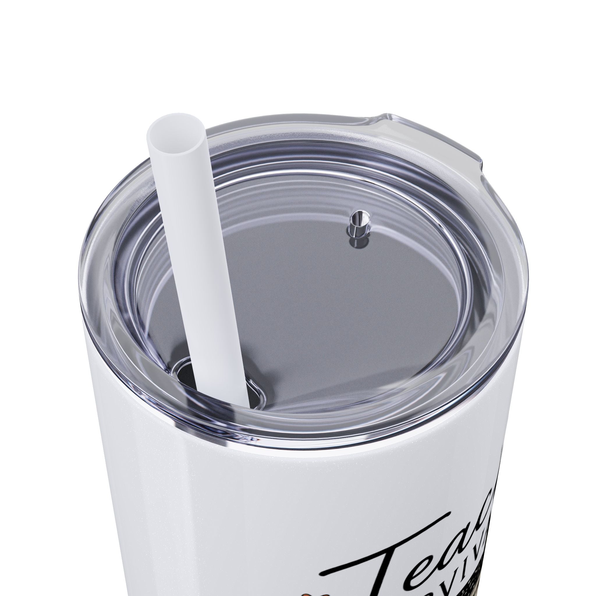 Teacher Survival Kit — 20oz Skinny Stainless Steel Tumbler