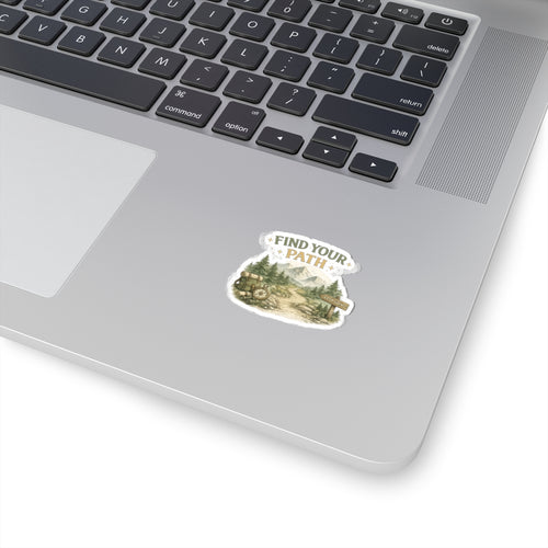 Find Your Path Hiking Sticker - Laptop/Water Bottle Decal