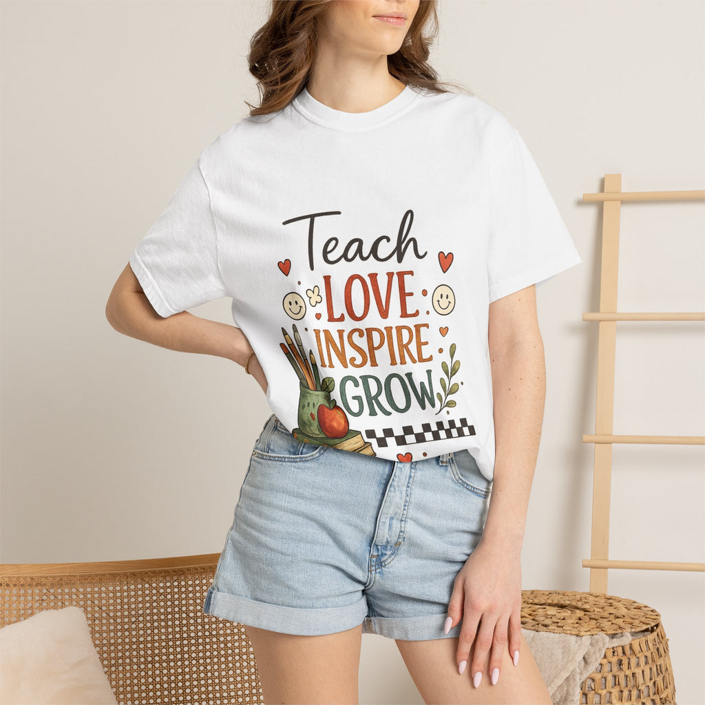 Teach Love Inspire Grow - Adult T-Shirt