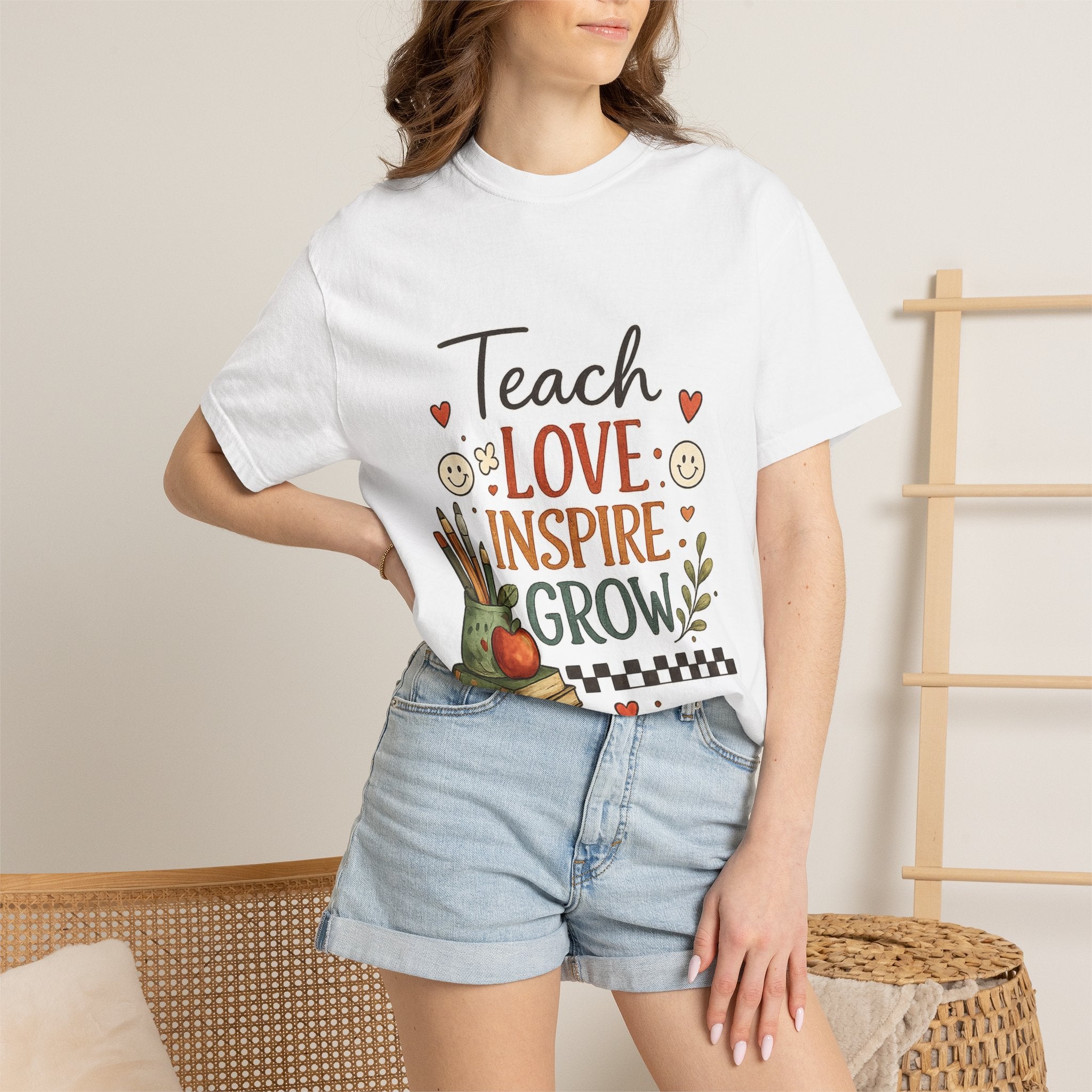 Teach Love Inspire Grow - Adult T-Shirt