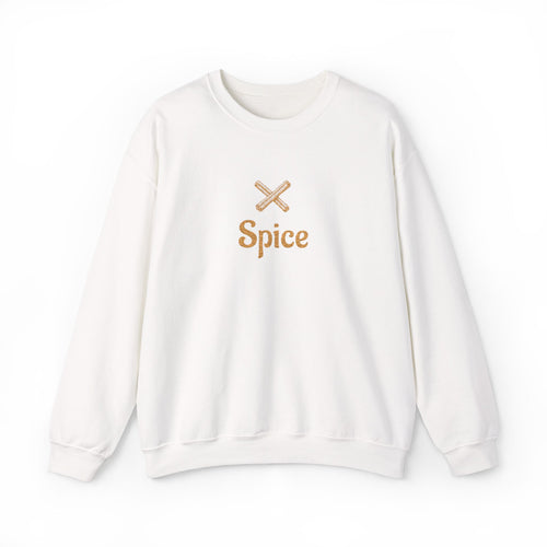 Cinnamon 'Spice' Embroidered Crewneck Sweatshirt — Matching Couples