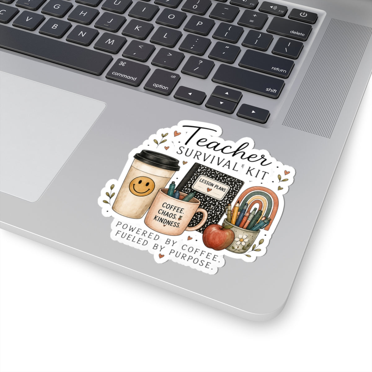 Teacher Survival Kit Sticker — Laptop/Water Bottle Decal