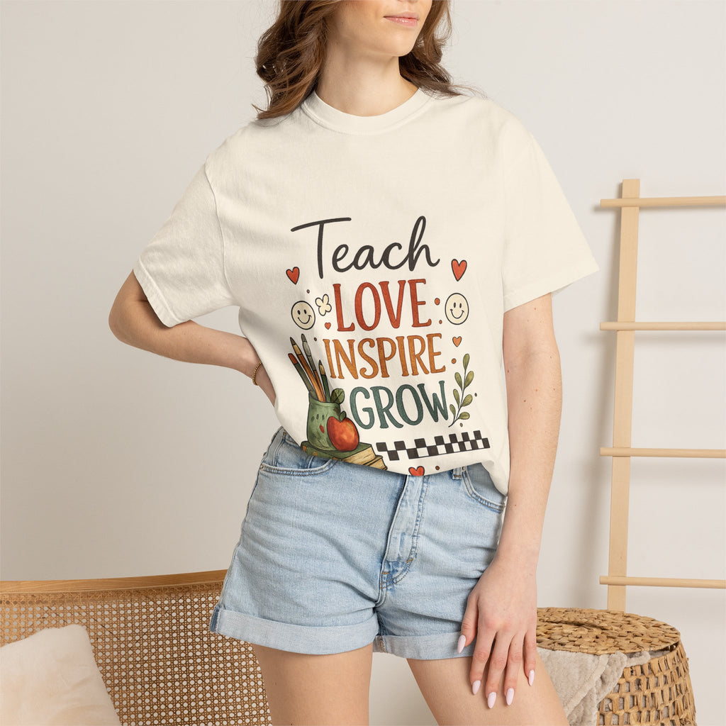 Teach Love Inspire Grow - Adult T-Shirt