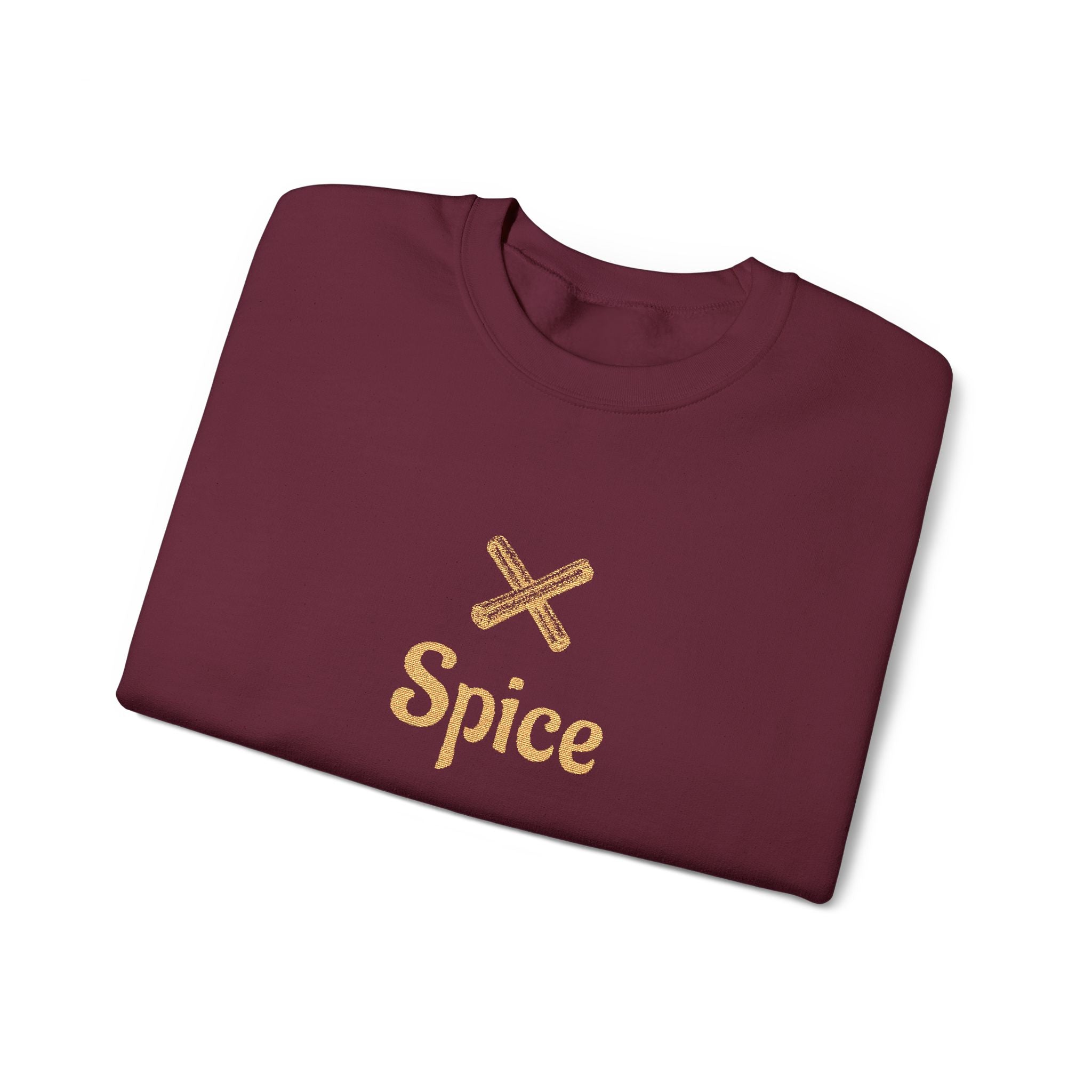 Cinnamon 'Spice' Embroidered Crewneck Sweatshirt — Matching Couples