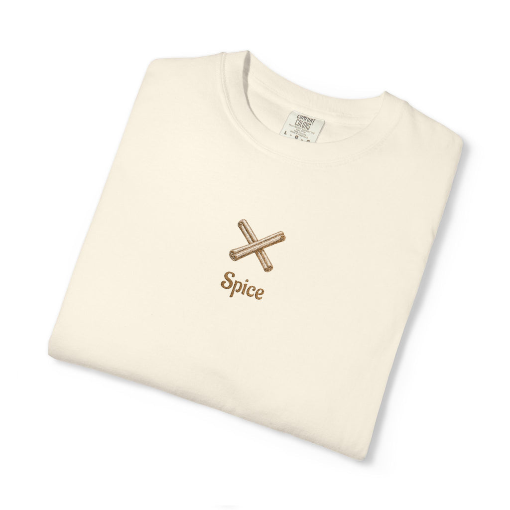 Couples Crossed Cinnamon Sticks T-Shirt — Minimal Fall Tee