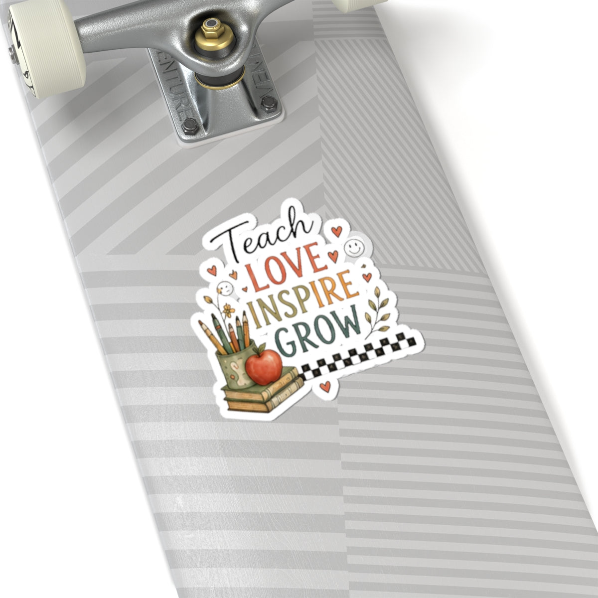 Teach Love Inspire Grow Sticker - Laptop/Water Bottle Decal