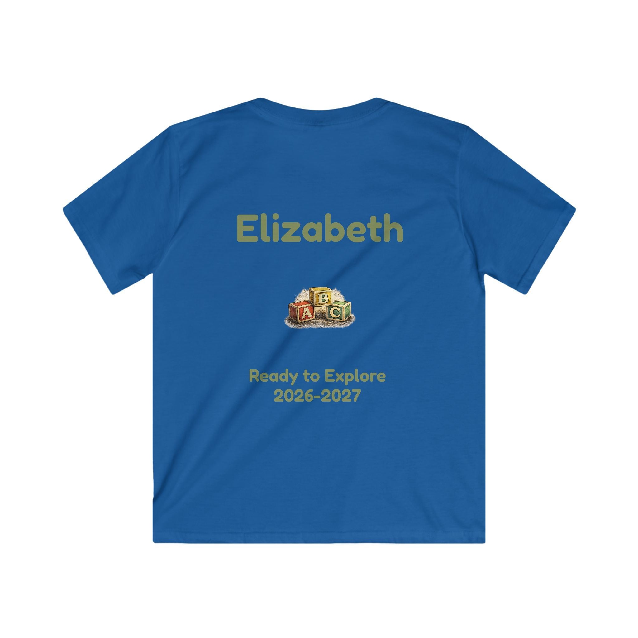 My Kindergarten Era Kids Tee - Personalized Back-to-School Shirt (Ready to Explore  2026-2027)