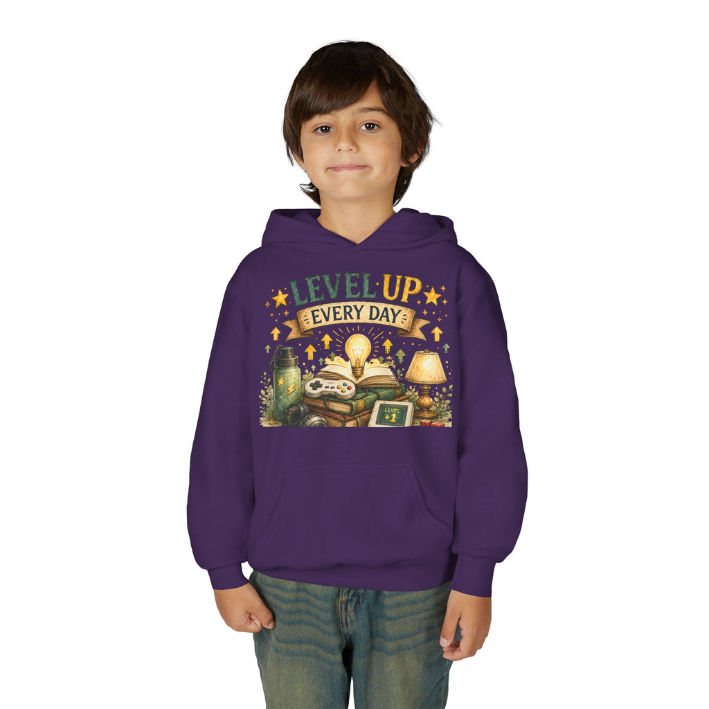 Level Up Every Day - Kids Hoodie