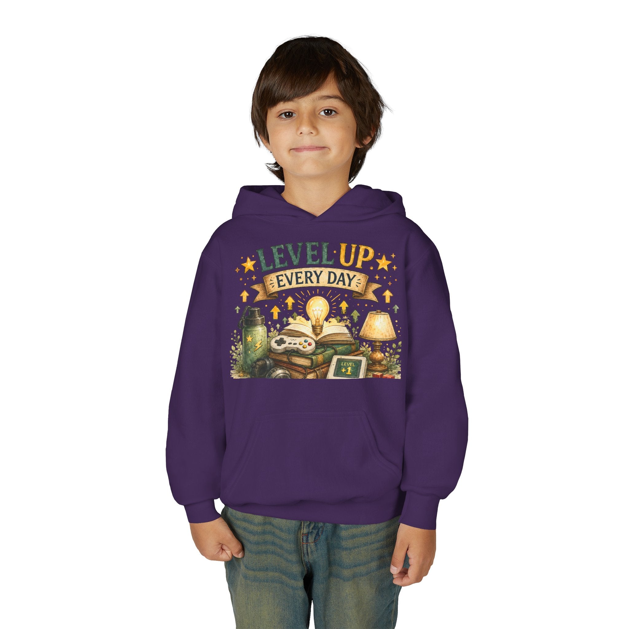 Level Up Every Day - Kids Hoodie