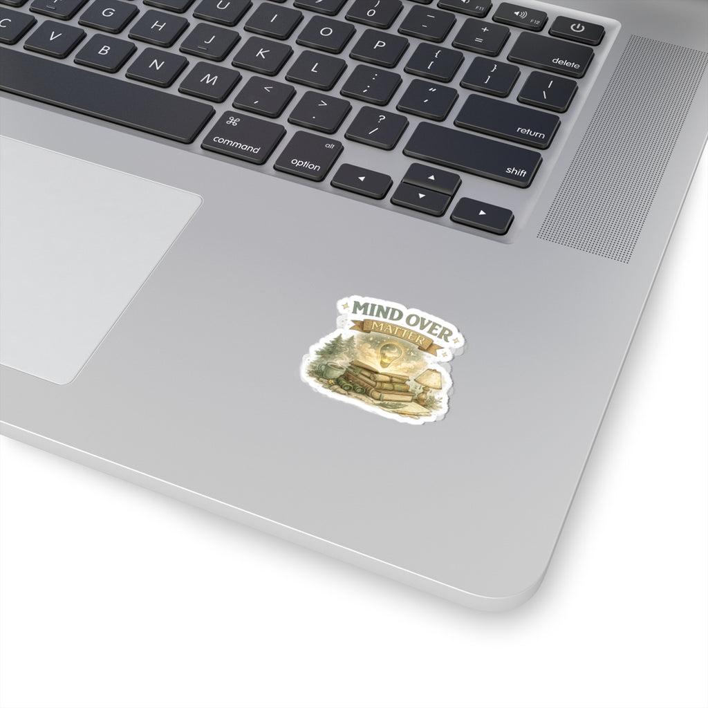 Mind Over Matter Sticker - Laptop/WaterBottle Decal