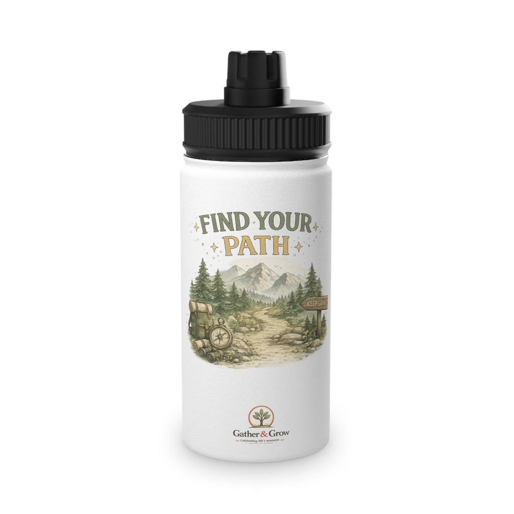 Find Your Path - Kids Stainless Steel Water Bottle