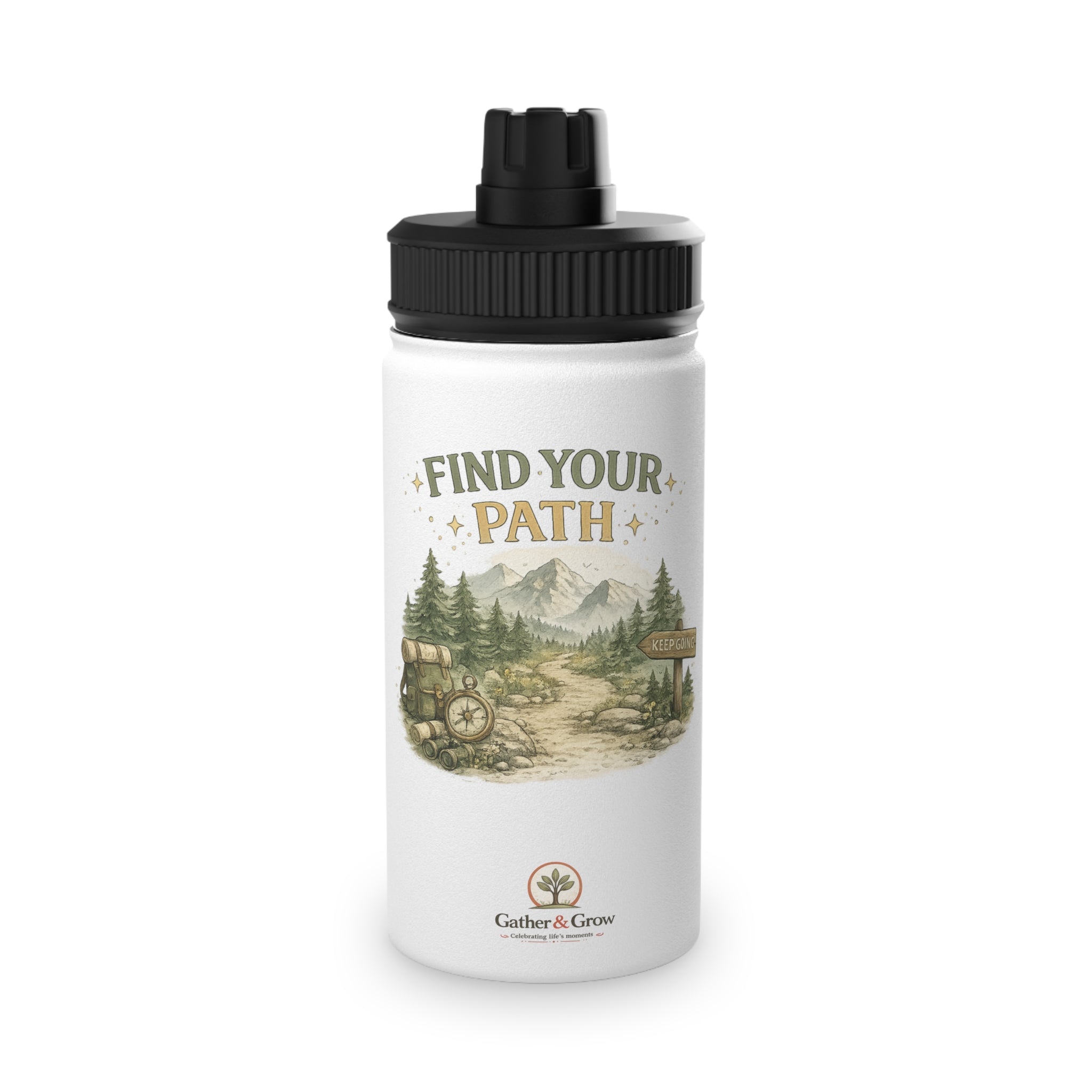 Find Your Path - Kids Stainless Steel Water Bottle