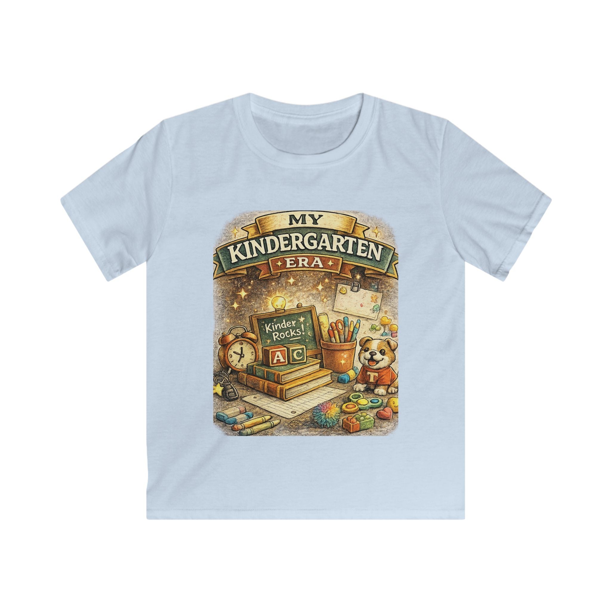 My Kindergarten Era Kids Tee - Personalized Back-to-School Shirt (Ready to Explore  2026-2027)