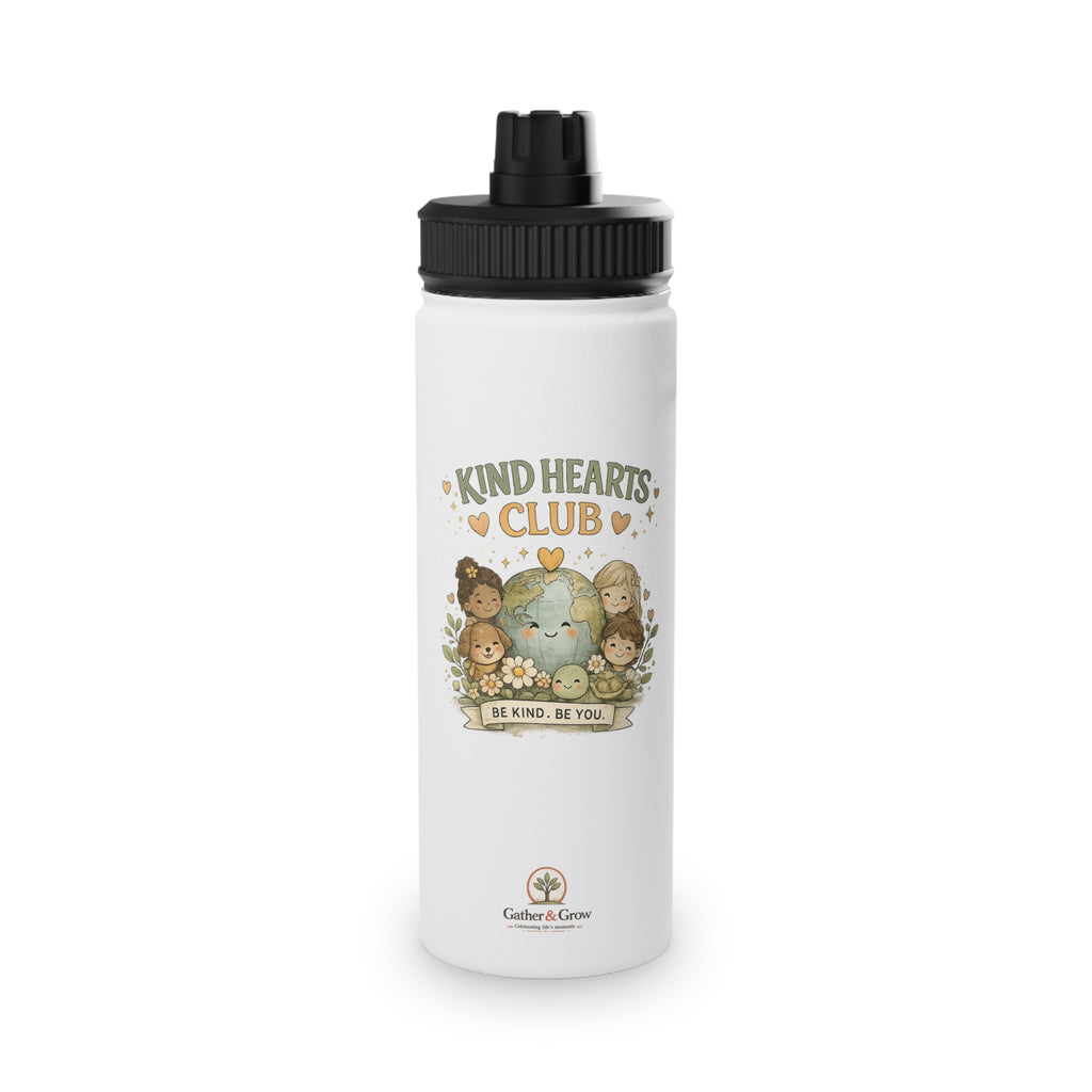 Kind Hearts Club - Kids Stainless Steel Water Bottle