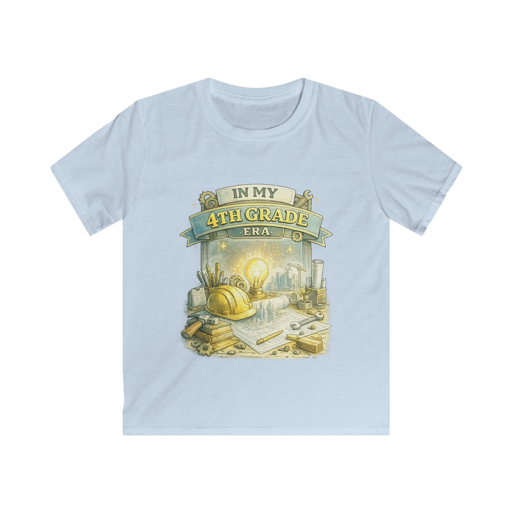 In My 4th Grade Era Kids Tee - Personalized Shirt (Future Builder 2026-2027)