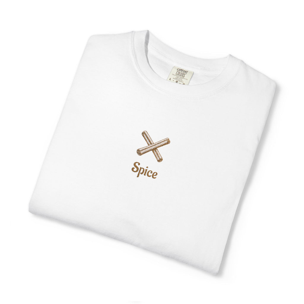 Couples Crossed Cinnamon Sticks T-Shirt — Minimal Fall Tee
