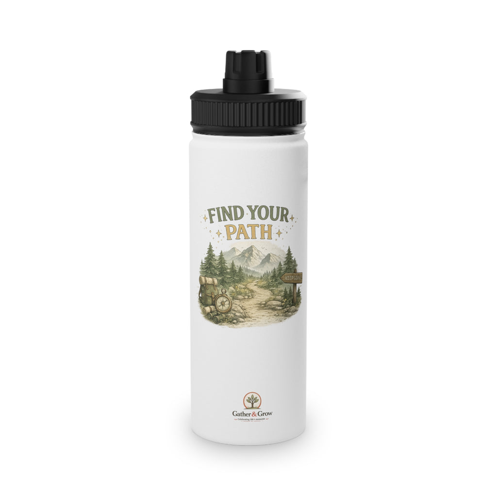 Find Your Path - Kids Stainless Steel Water Bottle