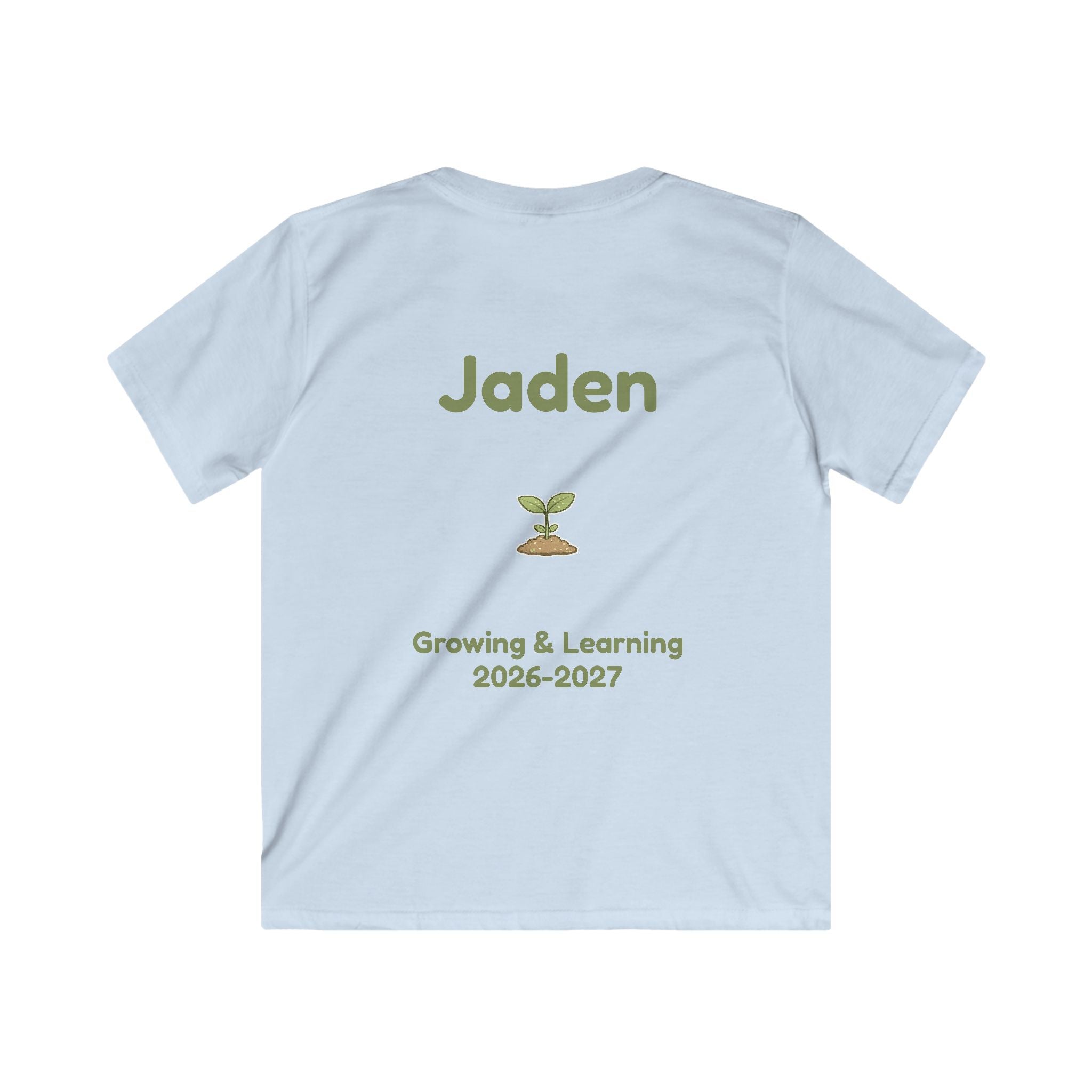 My Pre-K Era Kids Tee — Personalized Shirt (Growing & Learning 2026-2027)