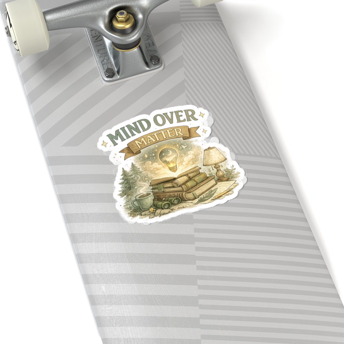 Mind Over Matter Sticker - Laptop/WaterBottle Decal