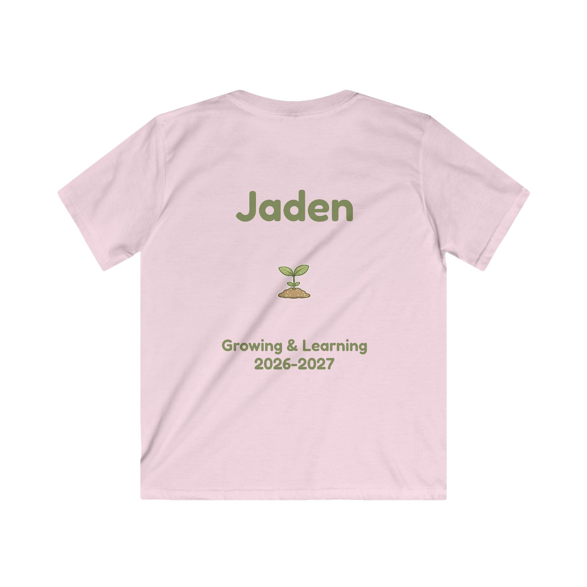 My Pre-K Era Kids Tee — Personalized Shirt (Growing & Learning 2026-2027)