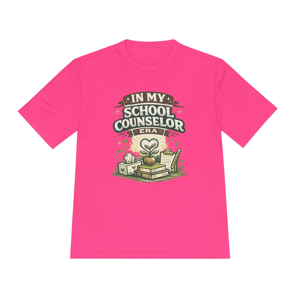 “In My School Counselor Era” School Leader Shirt — Custom Back (Name, School Year)