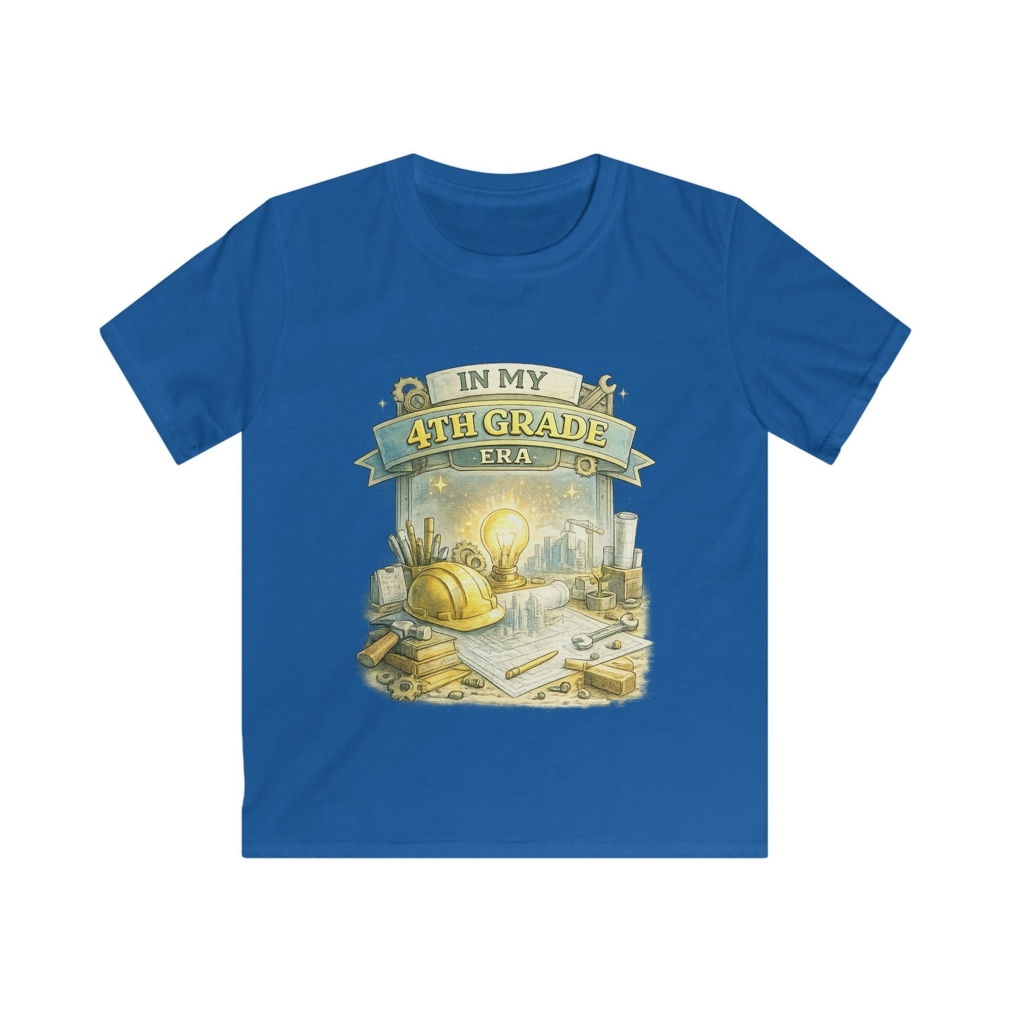 In My 4th Grade Era Kids Tee - Personalized Shirt (Future Builder 2026-2027)