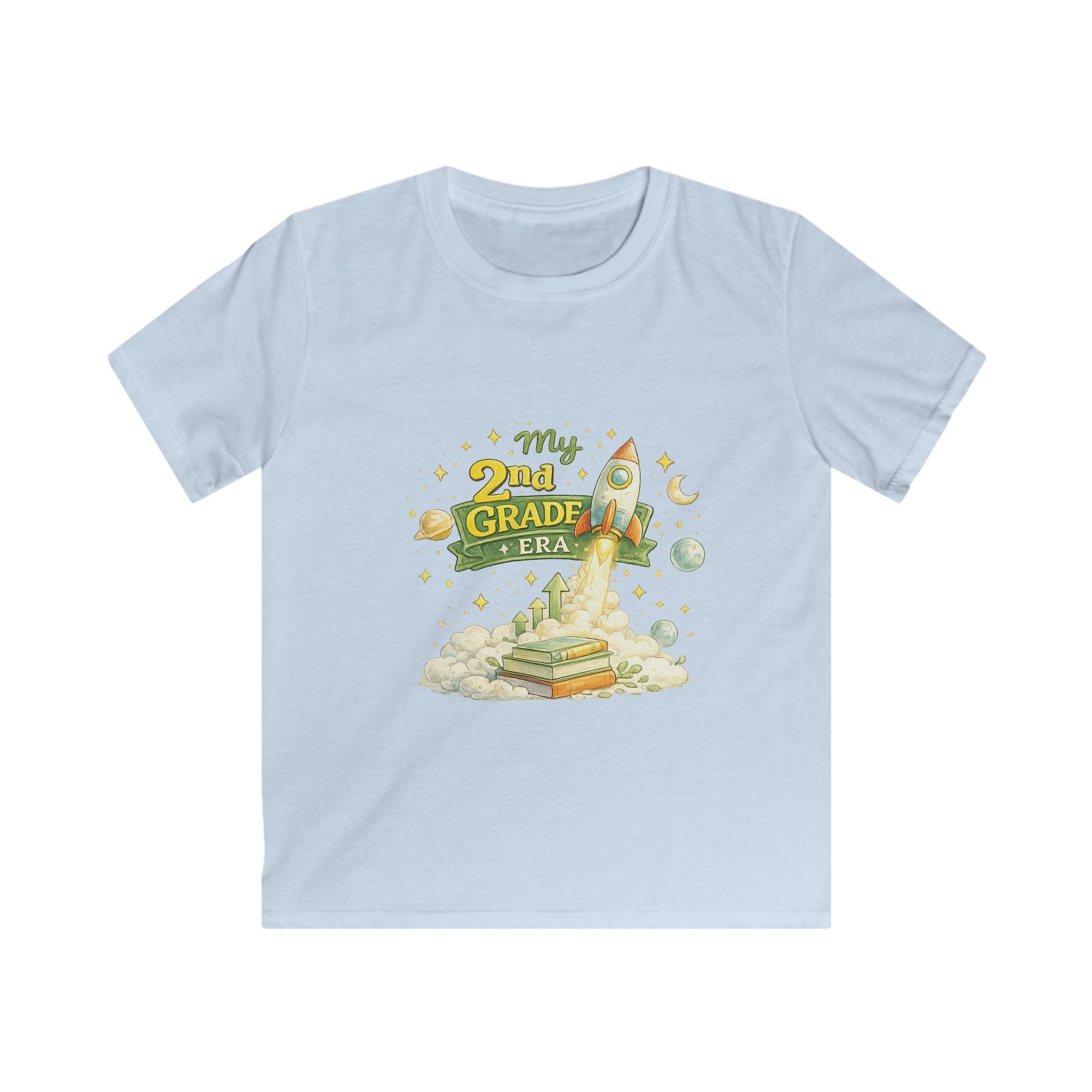 My 2nd Grade Era Kids Tee - Personalized Shirt (Reaching New Heights 2026-2027)