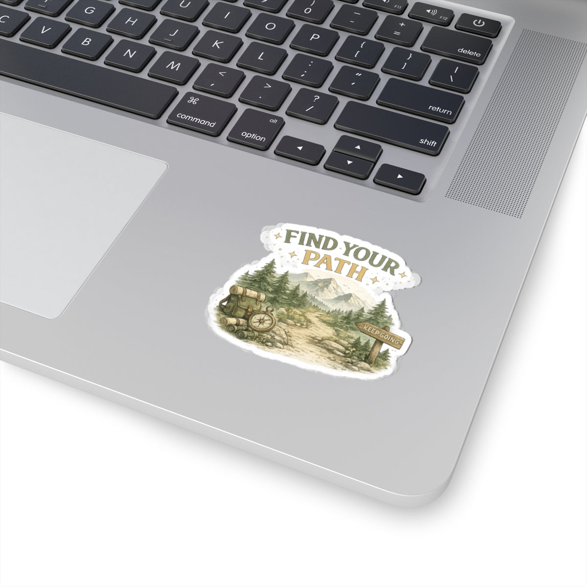 Find Your Path Hiking Sticker - Laptop/Water Bottle Decal