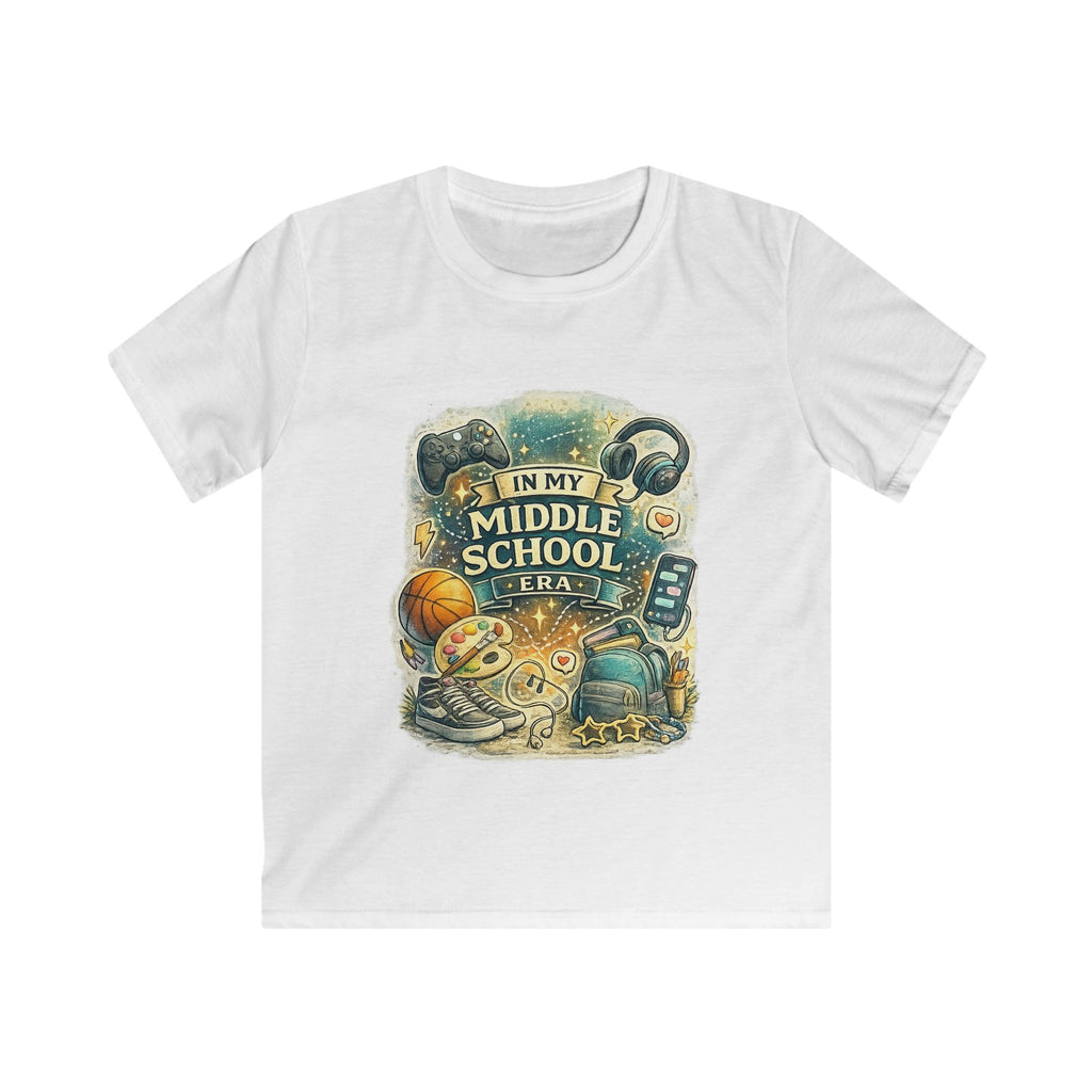 In My Middle School Era Kids Tee - Personalized Shirt (Possibilities 2026-2027)