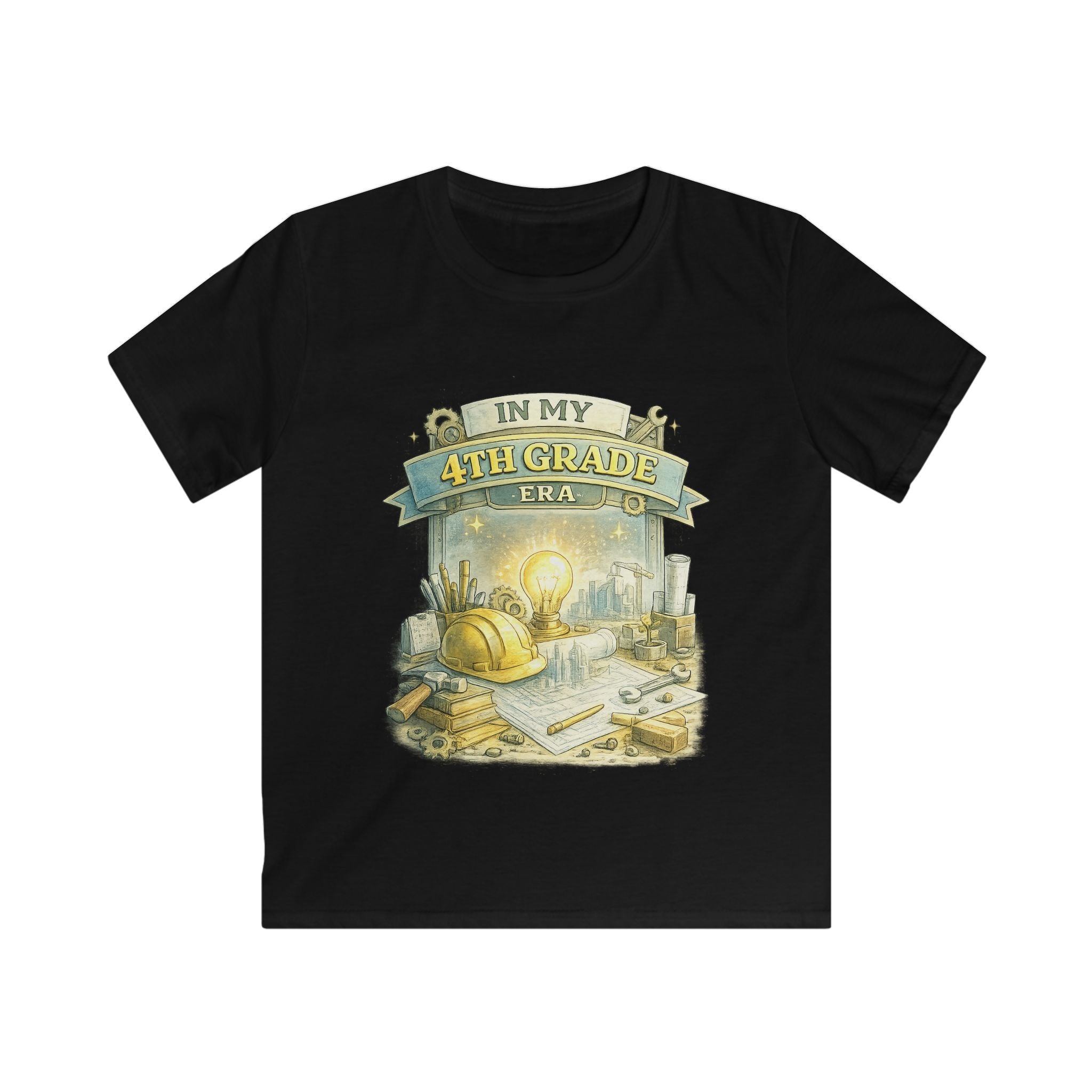 In My 4th Grade Era Kids Tee - Personalized Shirt (Future Builder 2026-2027)