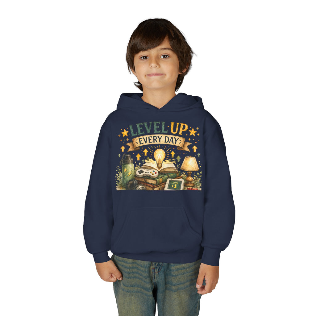 Level Up Every Day - Kids Hoodie